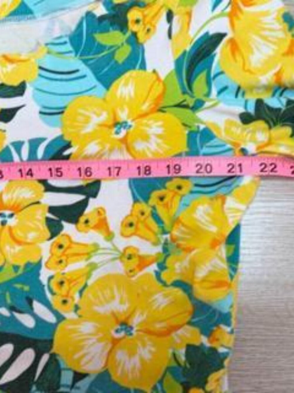 Kim Rogers Yellow Green Women's Floral Top Women’s L Yellow - Picture 5 of 7